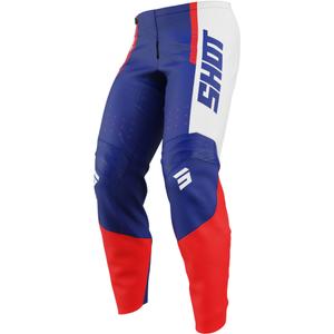 Детски панталони за мотокрос Shot Draw League Blue and Red