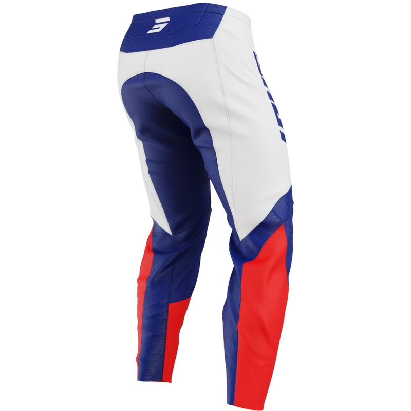 Детски панталони за мотокрос Shot Draw League Blue and Red