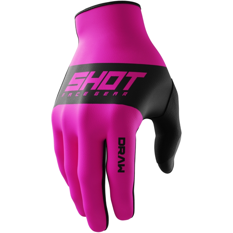 Детски ръкавици за мотокрос Shot Draw Sky pink