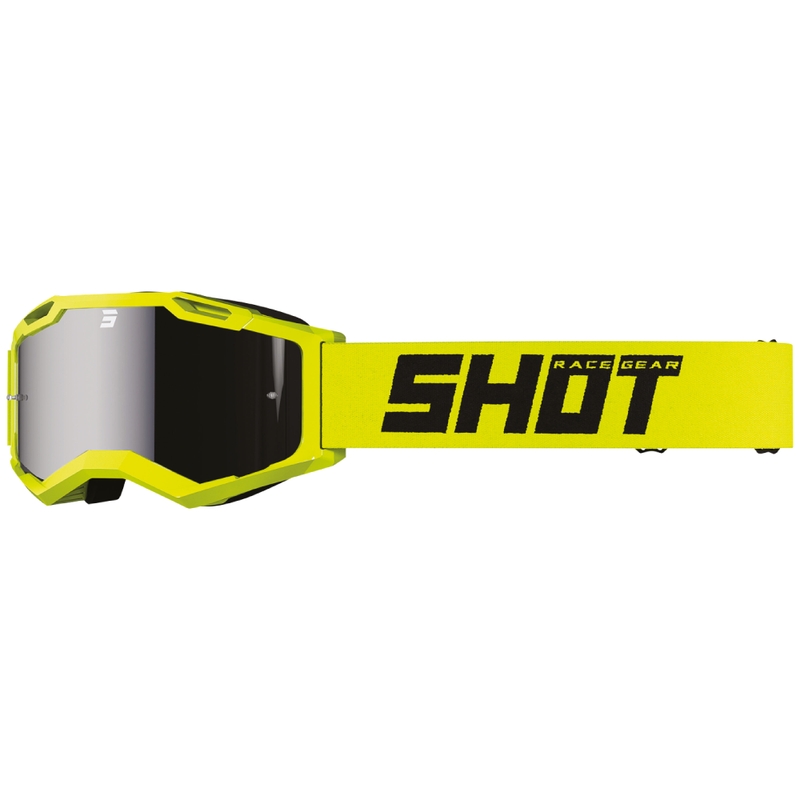 Очила за мотокрос Shot Assault 2.0 Solid fluo yellow с иридиева леща
