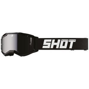 Очила за мотокрос Shot Assault 2.0 Твърдо черни с иридиева леща