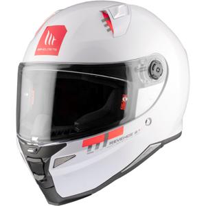 MT REVENGE 2 S SOLID A0 интегрална мотоциклетна каска лъскава бяла