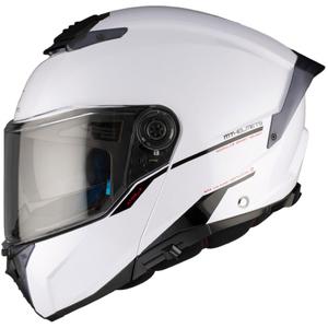 MT ATOM 2 SV SOLID A0 мотоциклетна каска бяла гланцова