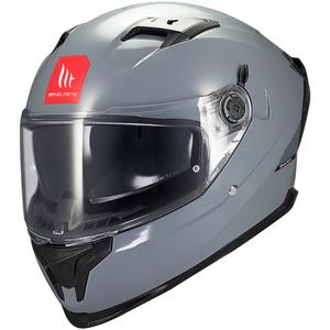 MT BRAKER SV SOLID A12 интегрална мотоциклетна каска сива