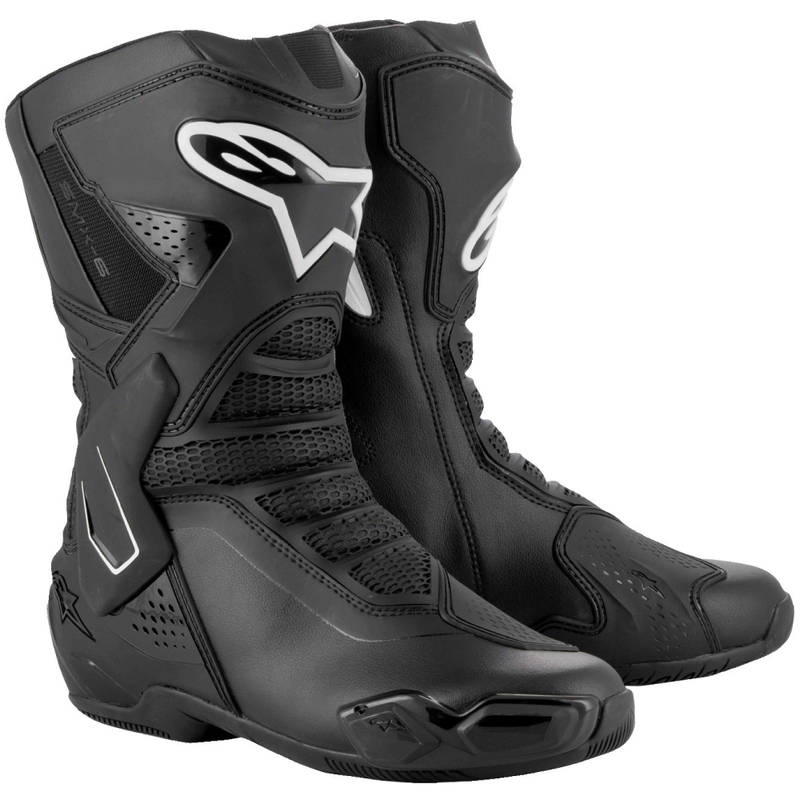 Дамски Alpinestars Stella SMX-6 3 черно-бели мотоциклетни ботуши