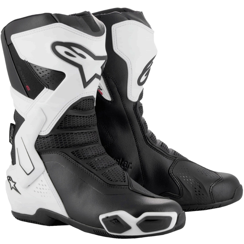 Alpinestars Женски Stella SMX-6 3 Drystar Бели и черни мотоциклетни ботуши