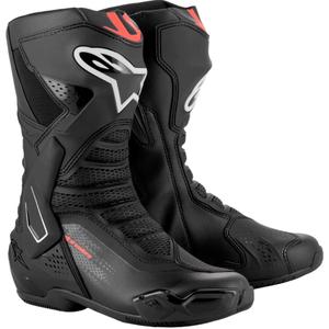 Мотоциклетни ботуши Alpinestars SMX-6 3 black-fluo red