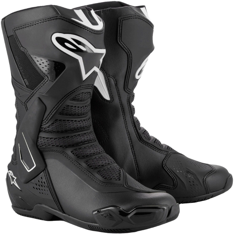 Alpinestars SMX-6 3 черно-бели ботуши за мотоциклет