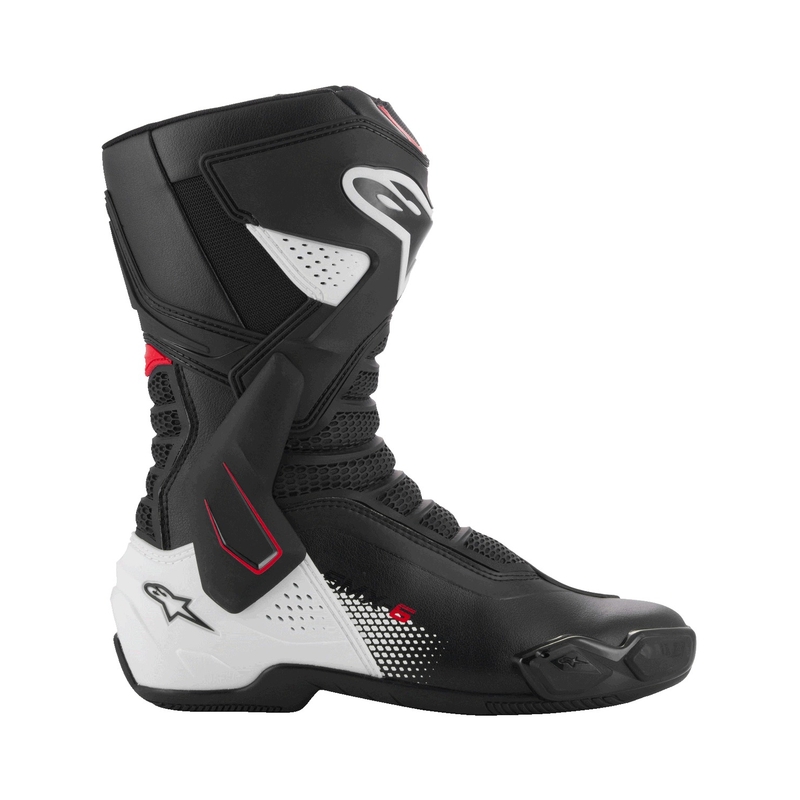 Alpinestars SMX-6 3 черно-бяло-червени ботуши за мотоциклет