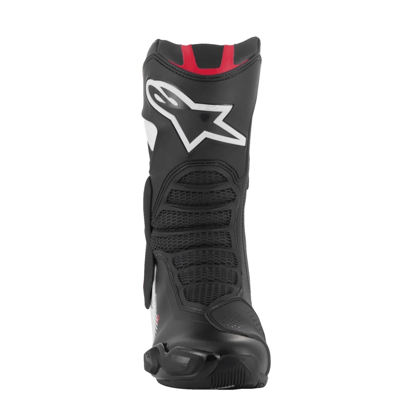 Alpinestars SMX-6 3 черно-бяло-червени ботуши за мотоциклет