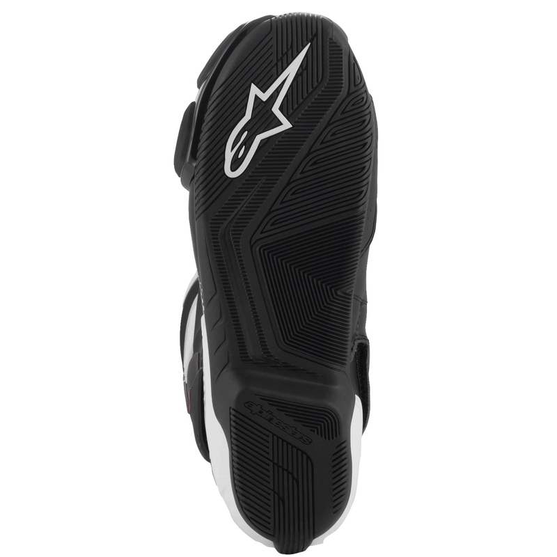 Alpinestars SMX-6 3 черно-бяло-червени ботуши за мотоциклет