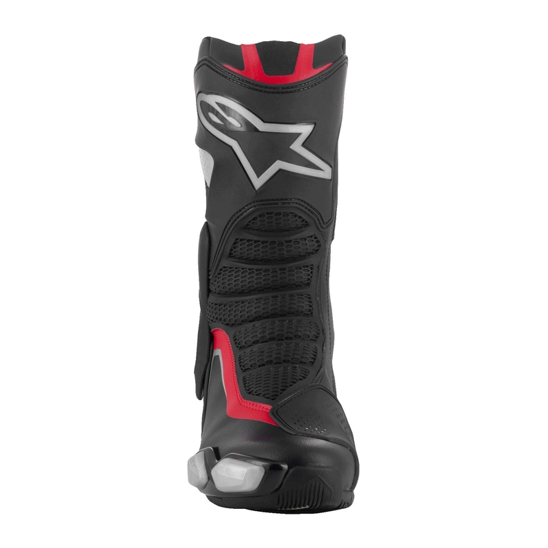Alpinestars SMX-6 3 черно-сребристо-червени ботуши за мотоциклет