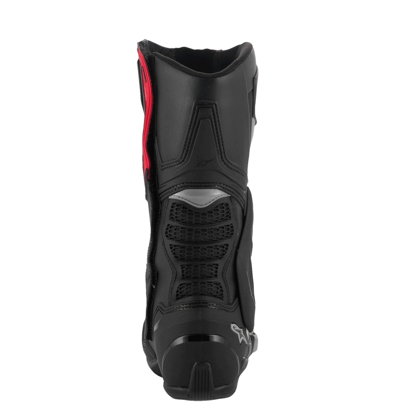 Alpinestars SMX-6 3 черно-сребристо-червени ботуши за мотоциклет