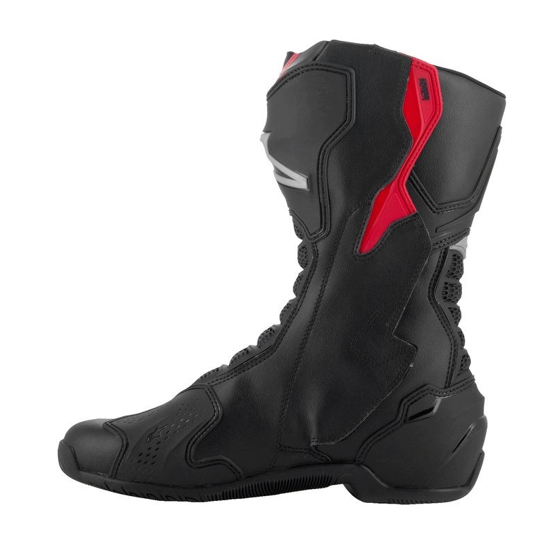 Alpinestars SMX-6 3 черно-сребристо-червени ботуши за мотоциклет