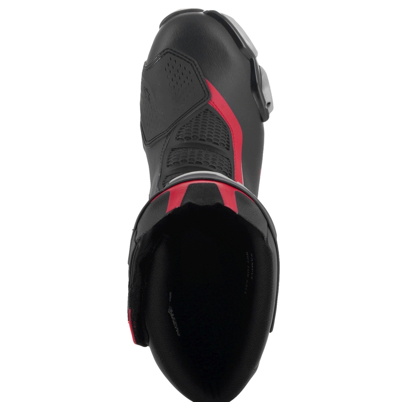 Alpinestars SMX-6 3 черно-сребристо-червени ботуши за мотоциклет
