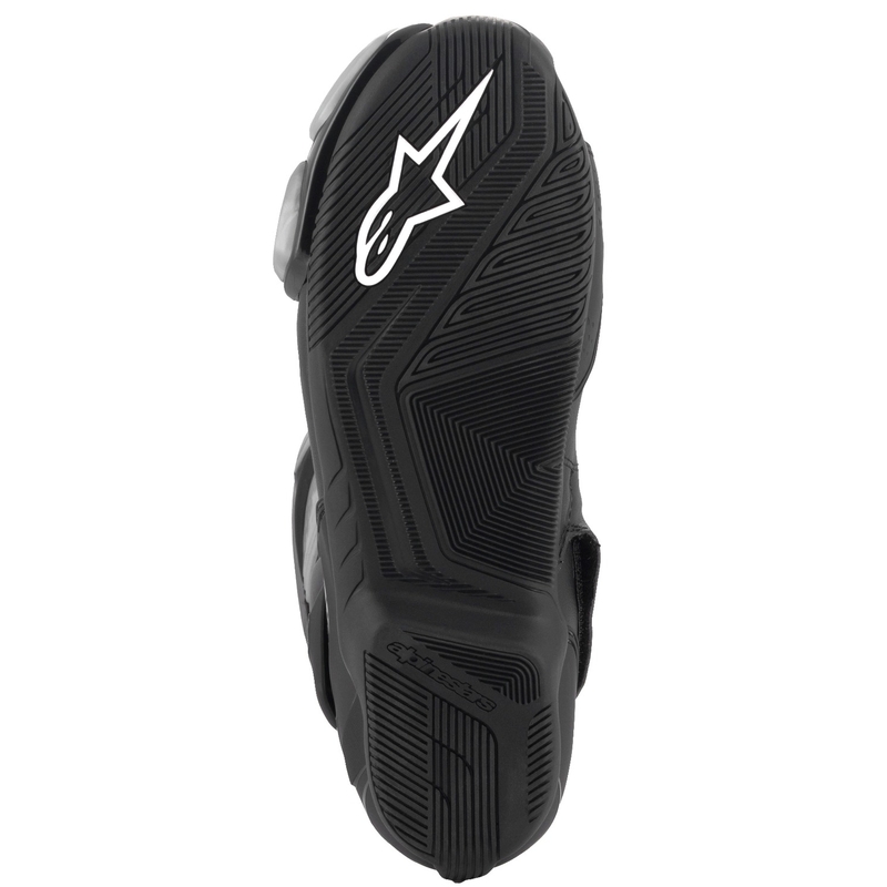 Alpinestars SMX-6 3 черно-сребристо-червени ботуши за мотоциклет