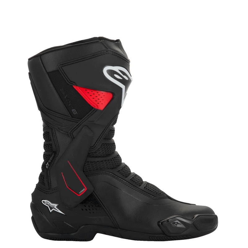 Alpinestars SMX-6 3 Drystar черни и червени ботуши за мотоциклет