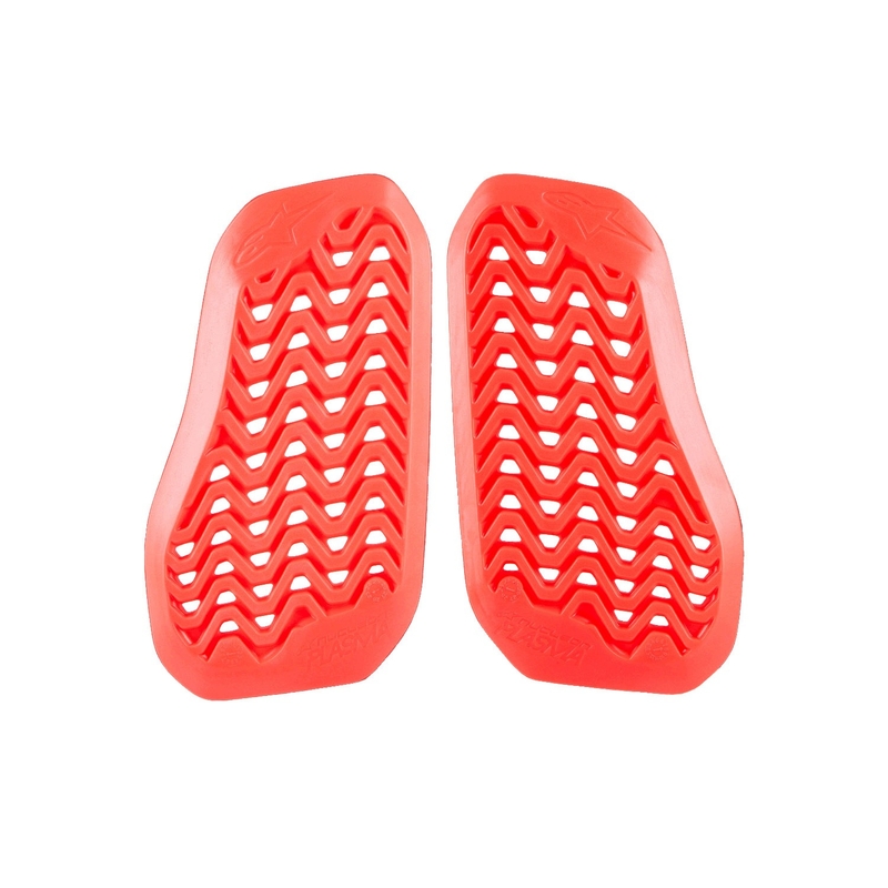 Alpinestars Nucleon Plasma червен/черен гръден протектор от две части с възможност за поставяне