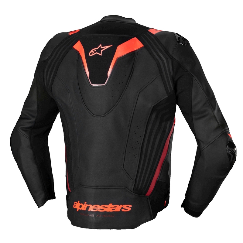 Alpinestars Missile 3 Ignition Black-Fluo Red-Dark Red Кожено мотоциклетно яке
