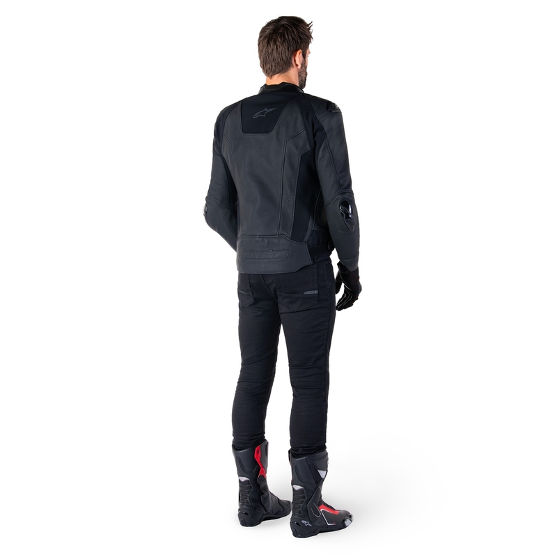 Alpinestars Missile 3 Черно кожено мотоциклетно яке