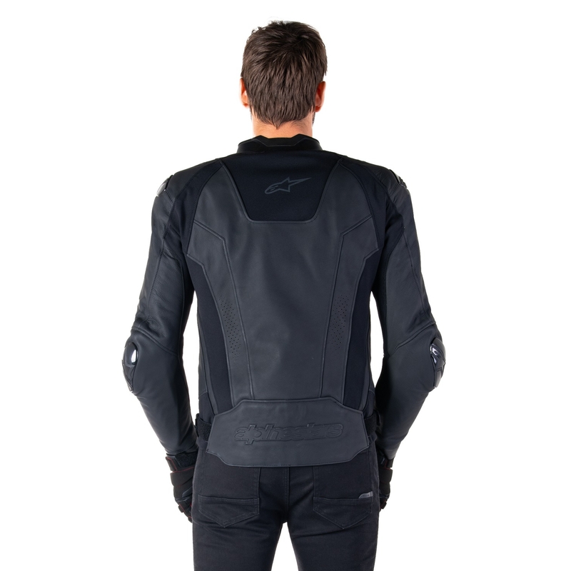 Alpinestars Missile 3 Черно кожено мотоциклетно яке