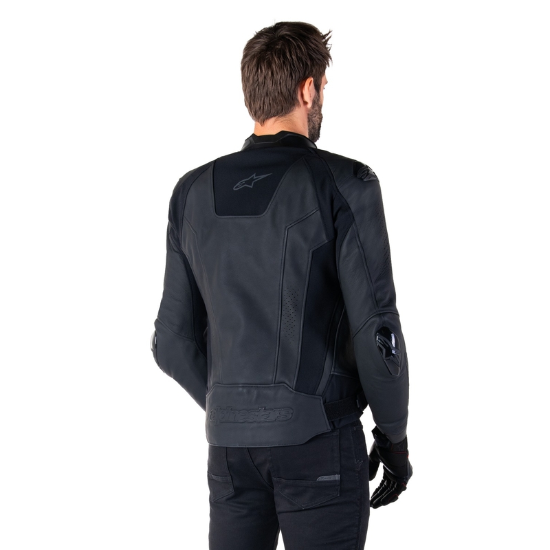 Alpinestars Missile 3 Черно кожено мотоциклетно яке