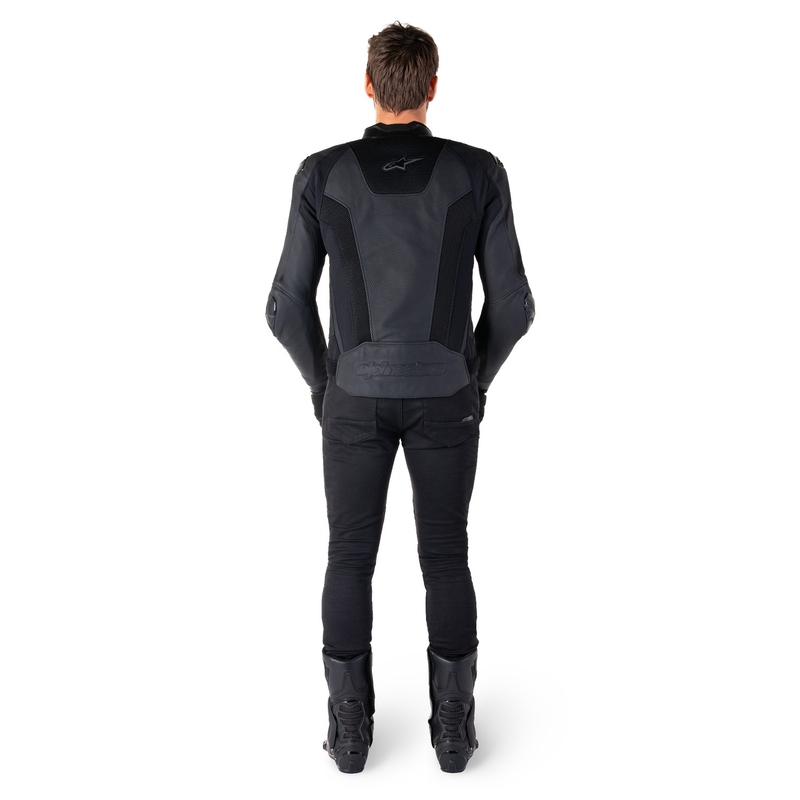Alpinestars Missile 3 Airflow Черно кожено яке за мотоциклет