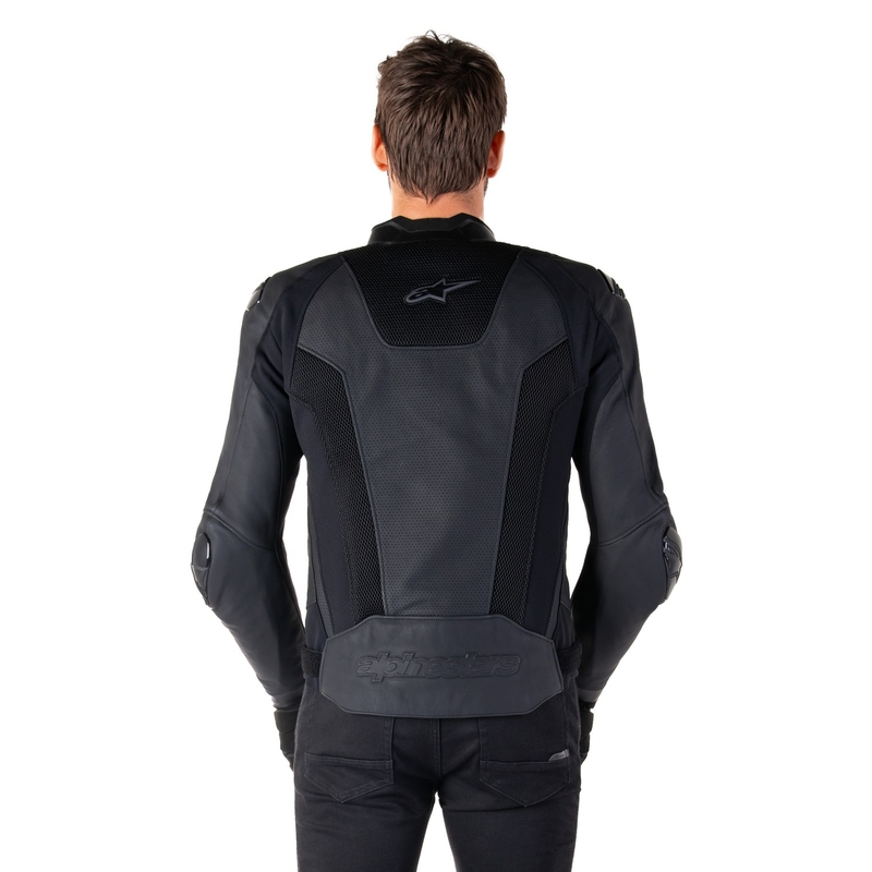 Alpinestars Missile 3 Airflow Черно кожено яке за мотоциклет
