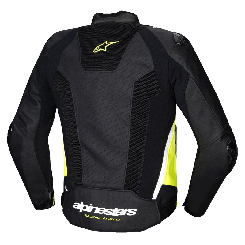 Alpinestars Missile 3 Airflow Black-Fluo Yellow-White Кожено мотоциклетно яке