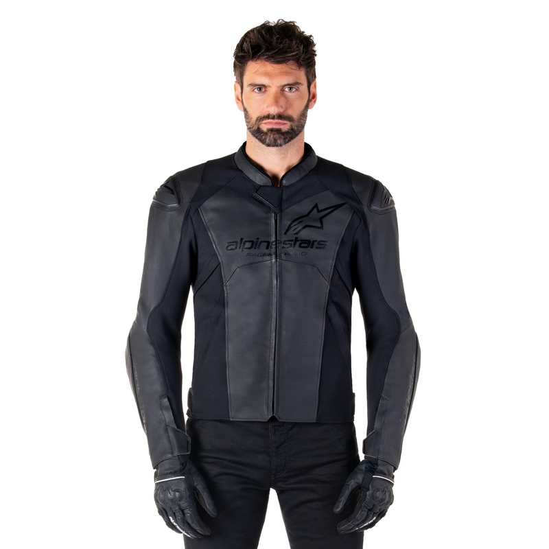 Alpinestars Faster 3 Черно кожено мотоциклетно яке