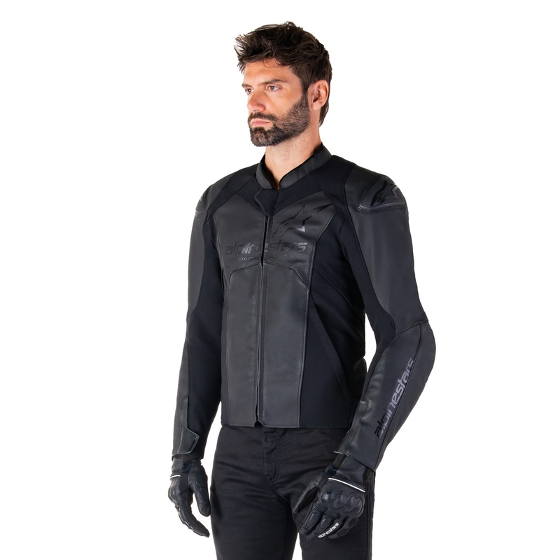 Alpinestars Faster 3 Черно кожено мотоциклетно яке