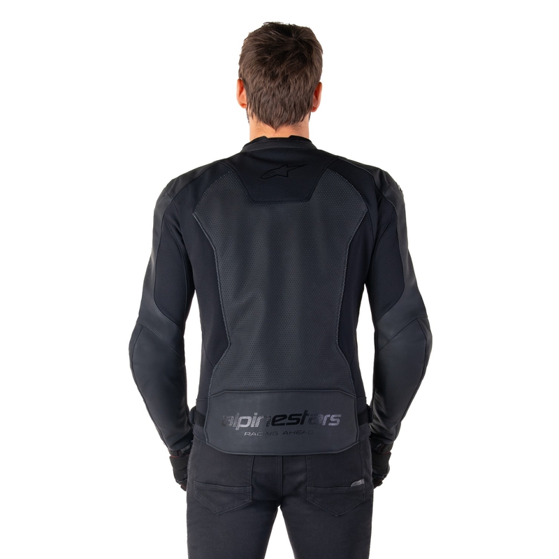 Alpinestars Faster 3 Airflow Черно кожено мотоциклетно яке