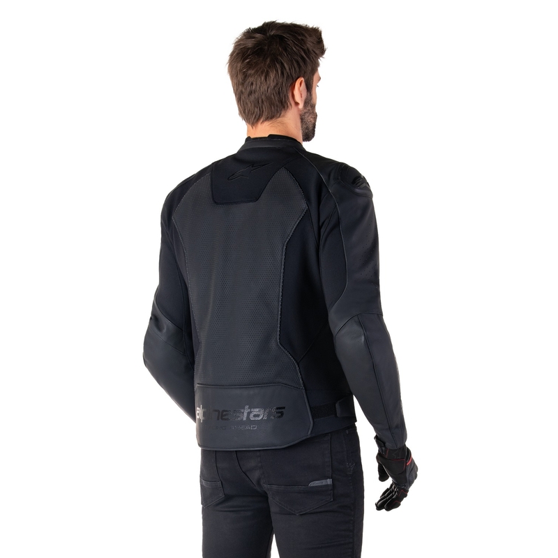 Alpinestars Faster 3 Airflow Черно кожено мотоциклетно яке