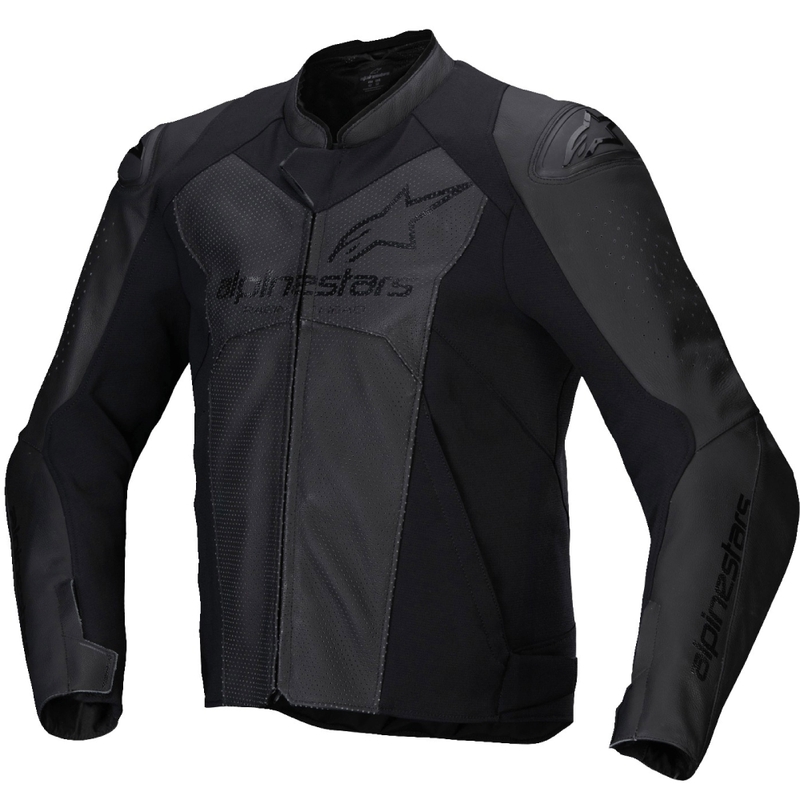 Alpinestars Faster 3 Airflow Черно кожено мотоциклетно яке