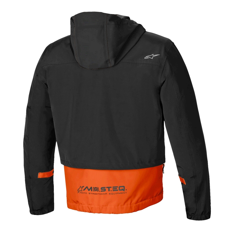 Alpinestars Mootant непромокаема парка black-fluo orange