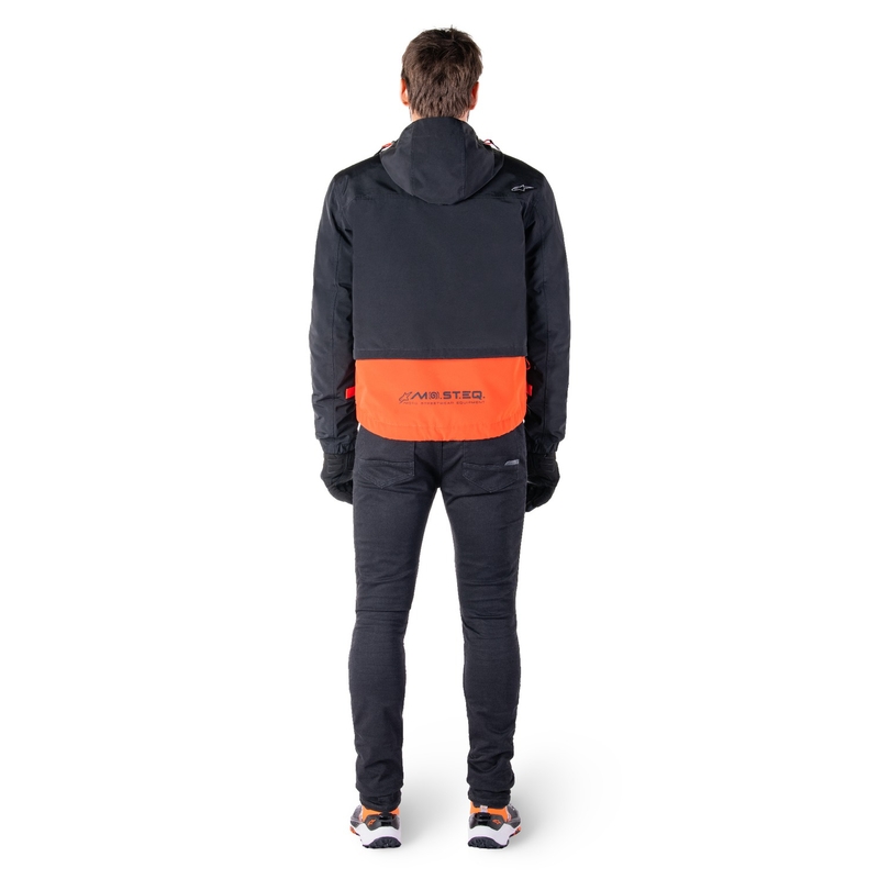 Alpinestars Mootant непромокаема парка black-fluo orange