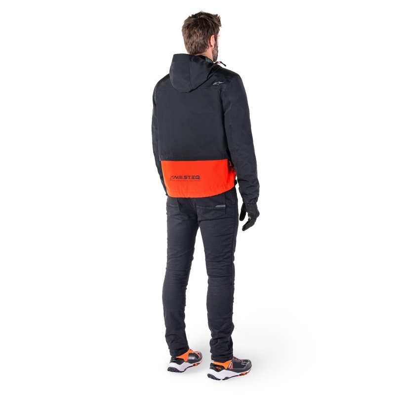 Alpinestars Mootant непромокаема парка black-fluo orange