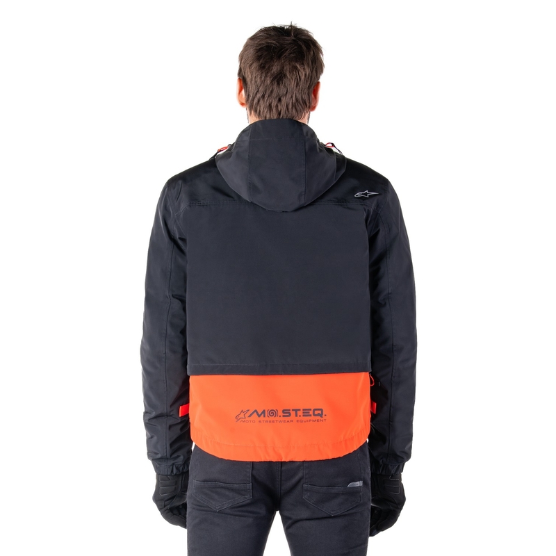 Alpinestars Mootant непромокаема парка black-fluo orange