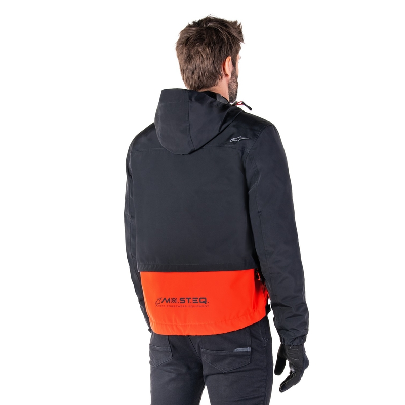 Alpinestars Mootant непромокаема парка black-fluo orange