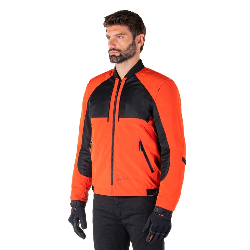 Alpinestars Mootant непромокаема парка black-fluo orange