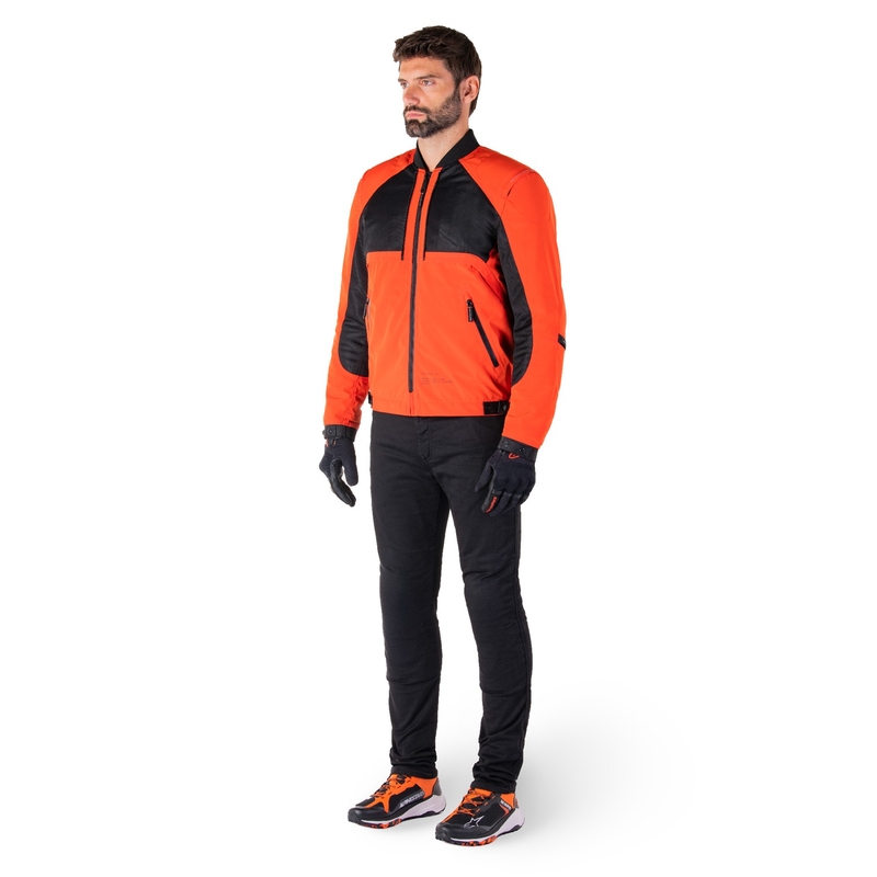 Alpinestars Mootant непромокаема парка black-fluo orange