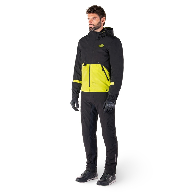 Alpinestars Mootant непромокаема парка Black-Fluo Yellow