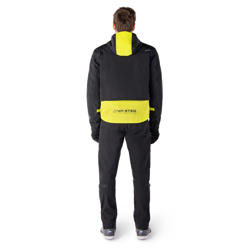 Alpinestars Mootant непромокаема парка Black-Fluo Yellow