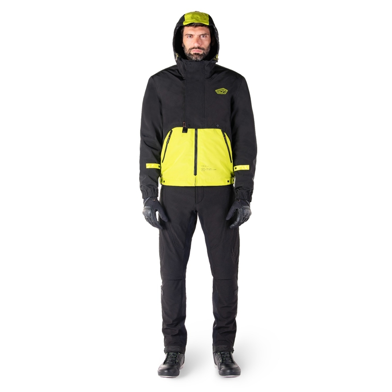 Alpinestars Mootant непромокаема парка Black-Fluo Yellow