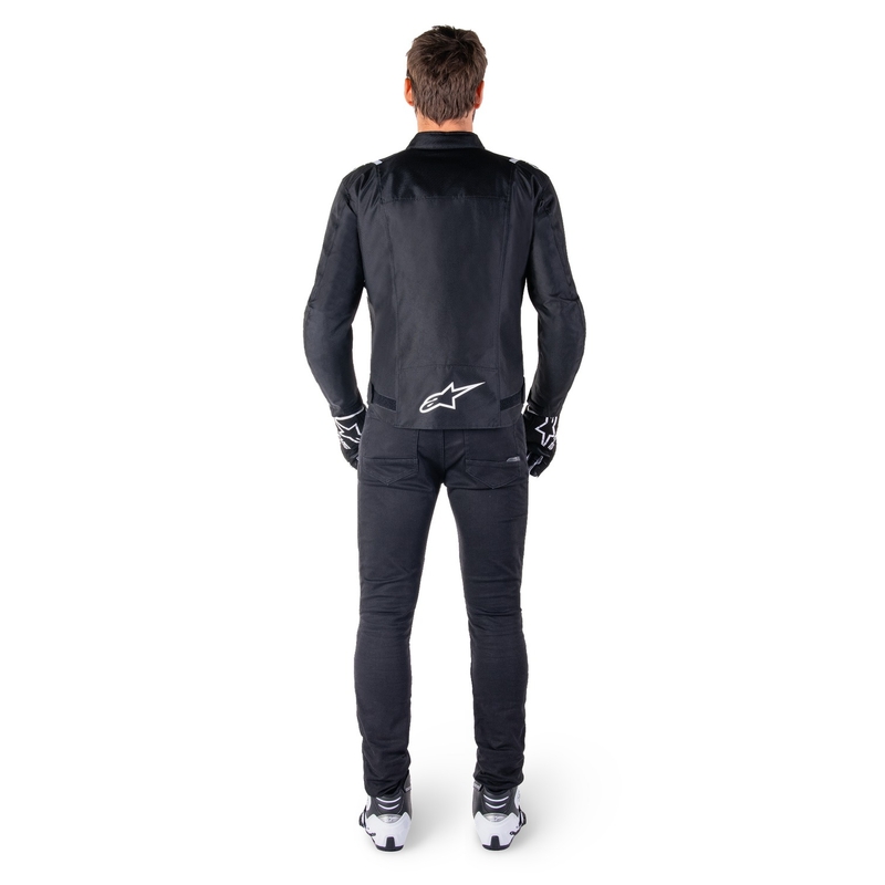 Alpinestars T-SPS 2 Водоустойчиво черно и бяло яке за мотоциклет