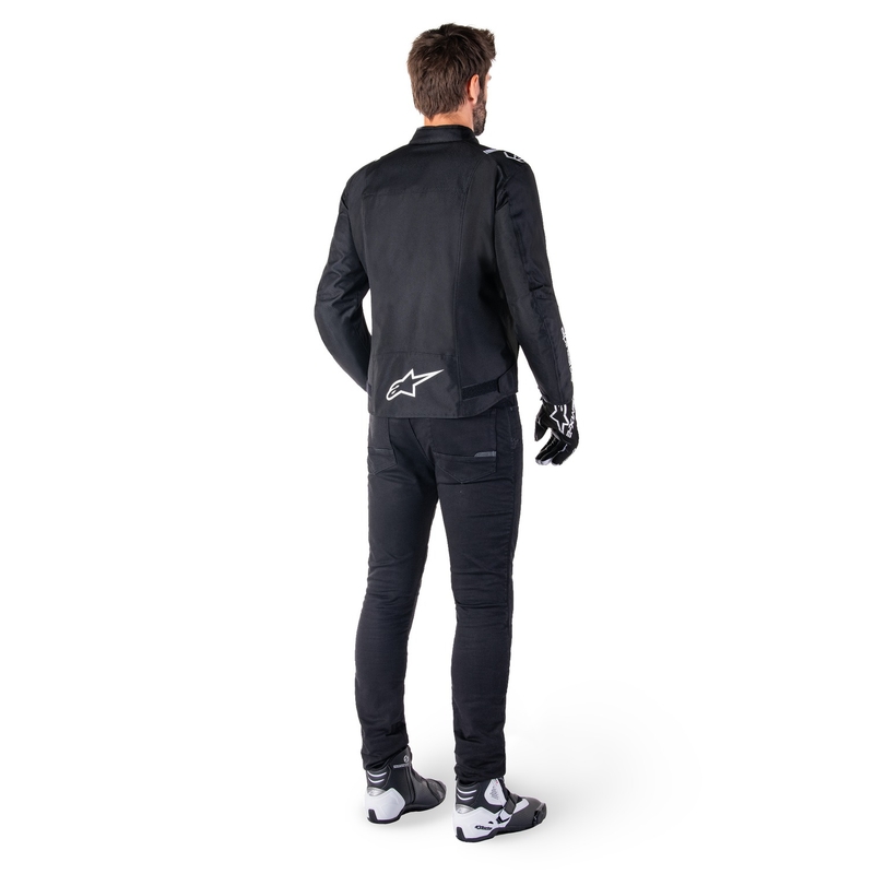 Alpinestars T-SPS 2 Водоустойчиво черно и бяло яке за мотоциклет