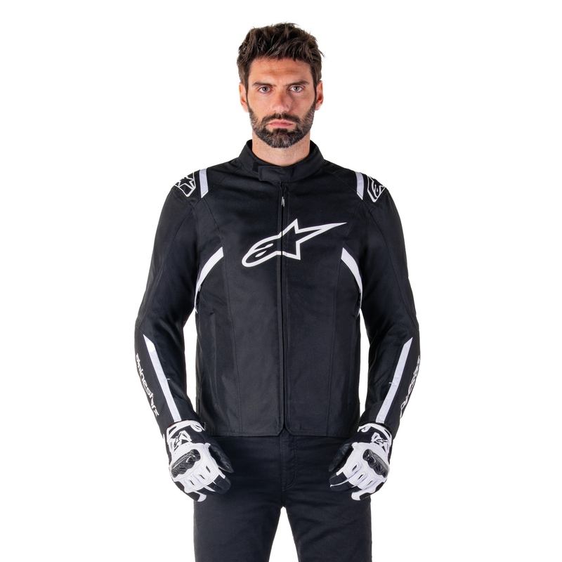 Alpinestars T-SPS 2 Водоустойчиво черно и бяло яке за мотоциклет