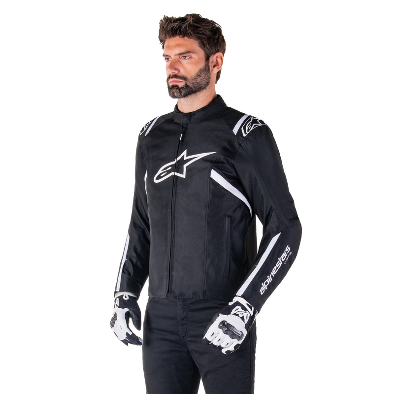 Alpinestars T-SPS 2 Водоустойчиво черно и бяло яке за мотоциклет