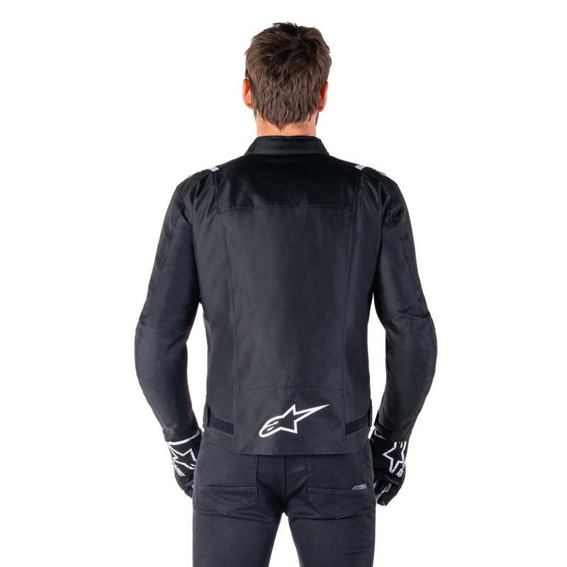 Alpinestars T-SPS 2 Водоустойчиво черно и бяло яке за мотоциклет