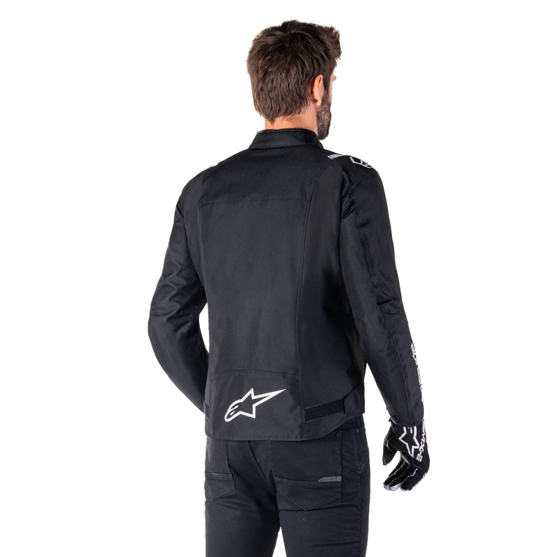 Alpinestars T-SPS 2 Водоустойчиво черно и бяло яке за мотоциклет